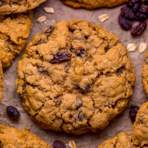 Sugar-Free Oatflour Raisin Cookies (DFS)