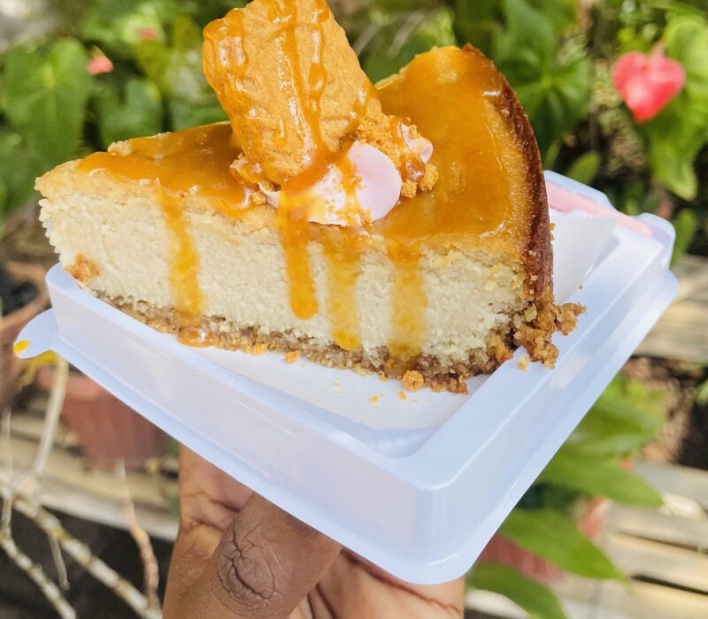 vegan biscoff cheesecake